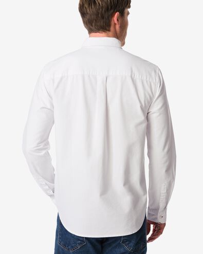 Herren-Oberhemd, Oxford-Oberhemd wei&szlig; - 1000030209 - HEMA
