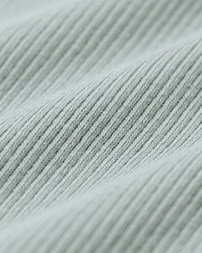 newborn meegroei overslag body rib met bamboe stretch groen - 33413920GREEN - HEMA