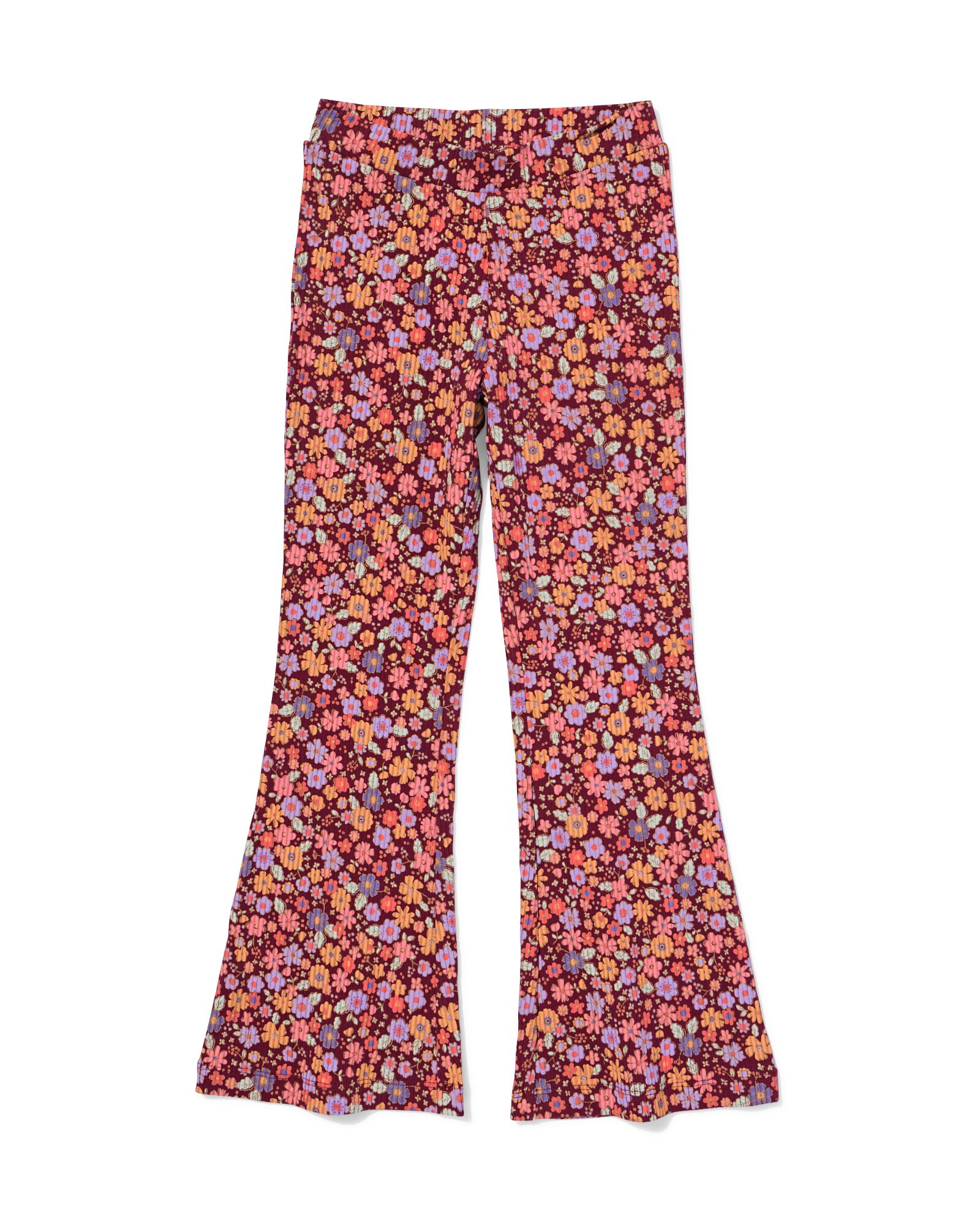 kinderlegging bloemen bordeauxrood bordeauxrood - 30835304BURGUNDYRED - HEMA