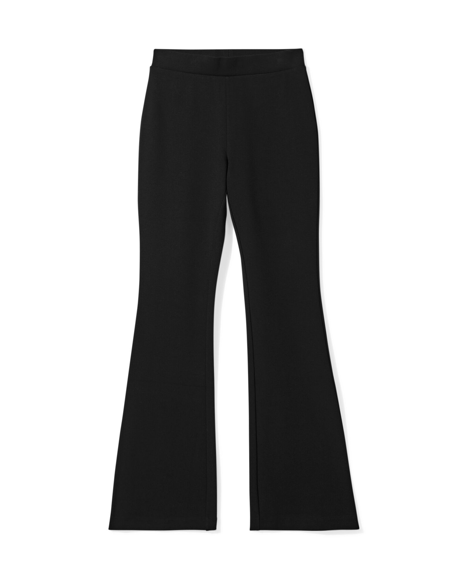 pantalon femme flared noir noir - 1000020615 - HEMA