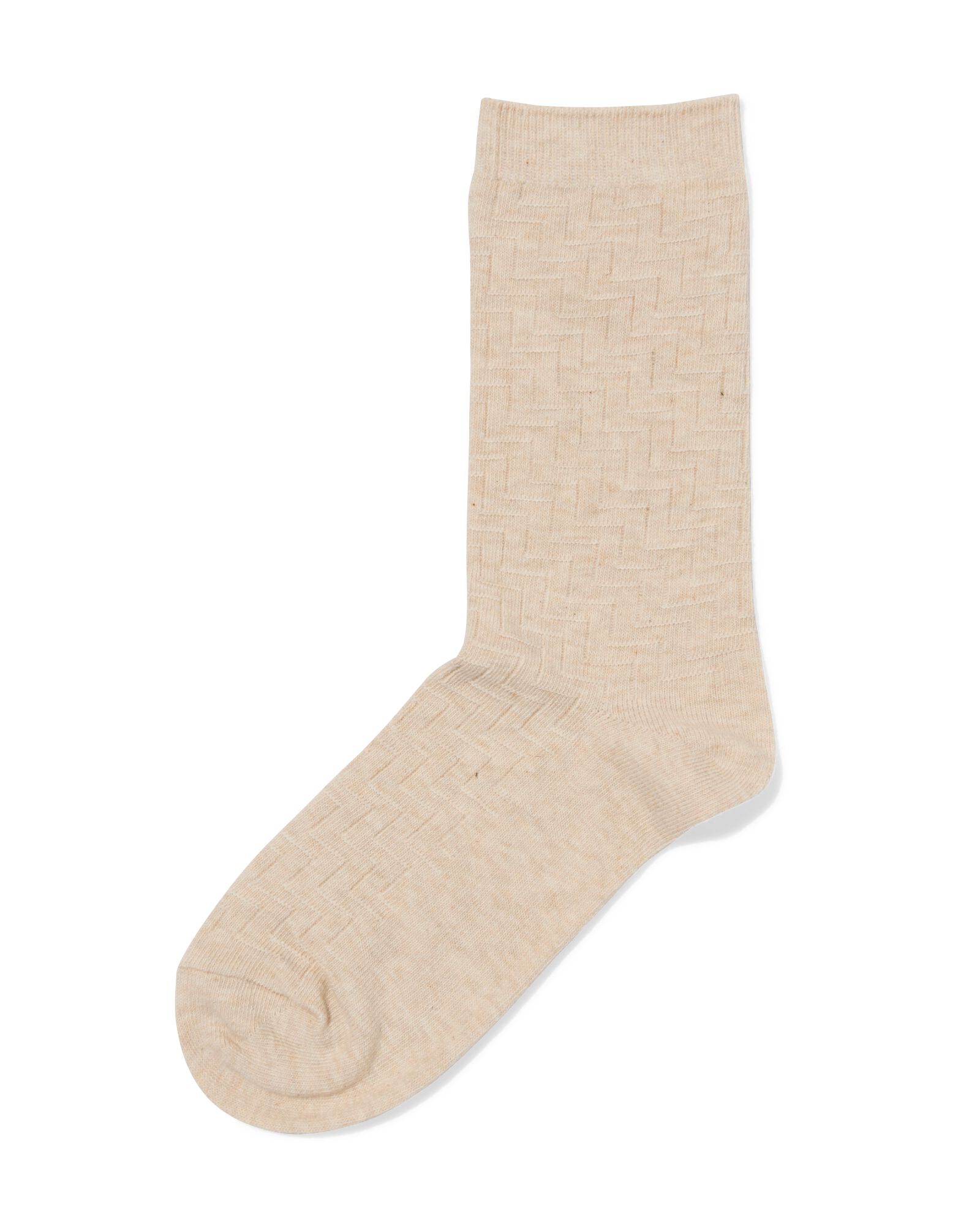 chaussettes structur&eacute;es pour femmes  beige - 4280630BEIGE - HEMA