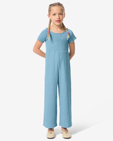 salopette enfant bleu bleu - 30861900BLUE - HEMA