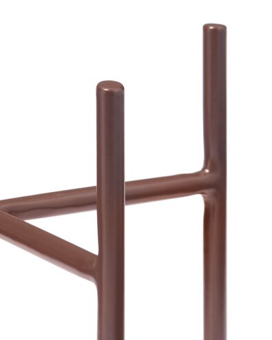 support de plantes ⌀17,4x13,7cm m&eacute;tal taupe - 13326065 - HEMA