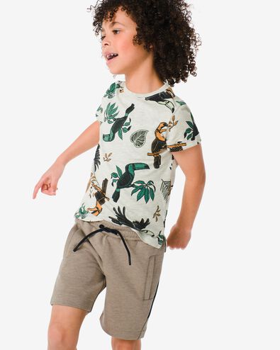 short sweat enfant beige - 1000030893 - HEMA