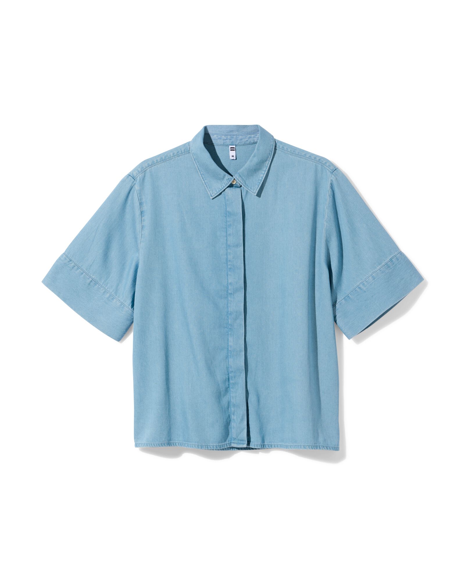 chemise femme Lilas Tencel bleu moyen bleu moyen - 36229475MIDBLUE - HEMA