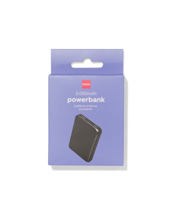Powerbank, 5.000 mAh - 39550001 - HEMA