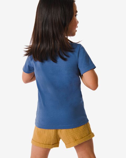 kinder t-shirt met geheim vakje blauw - 1000030924 - HEMA