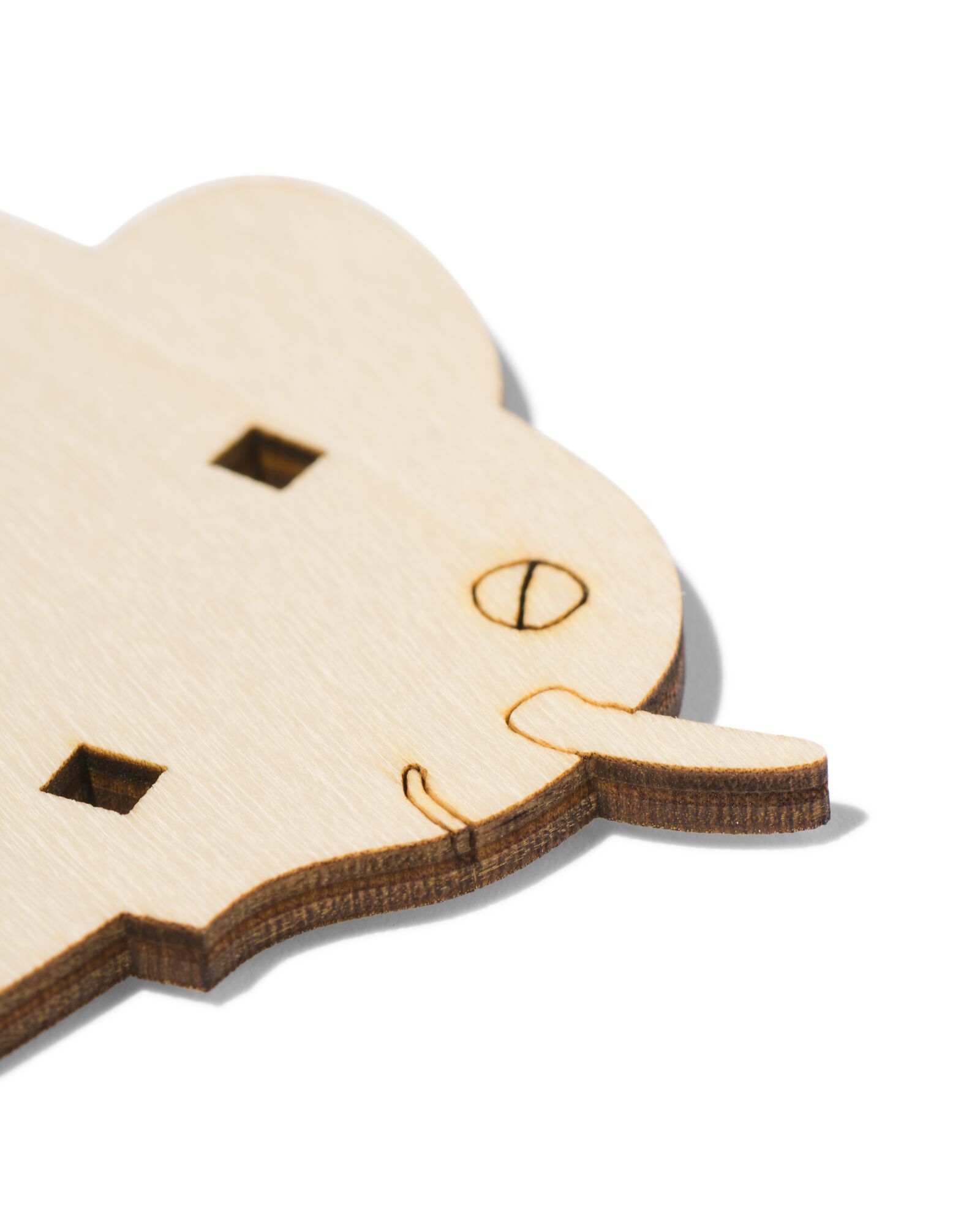 Bauplatte 3D, Holz, Elefant - 15900510 - HEMA
