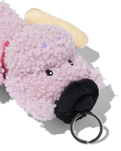sleutelhanger knuffeldier 10x6x13cm assorti - 61105215 - HEMA