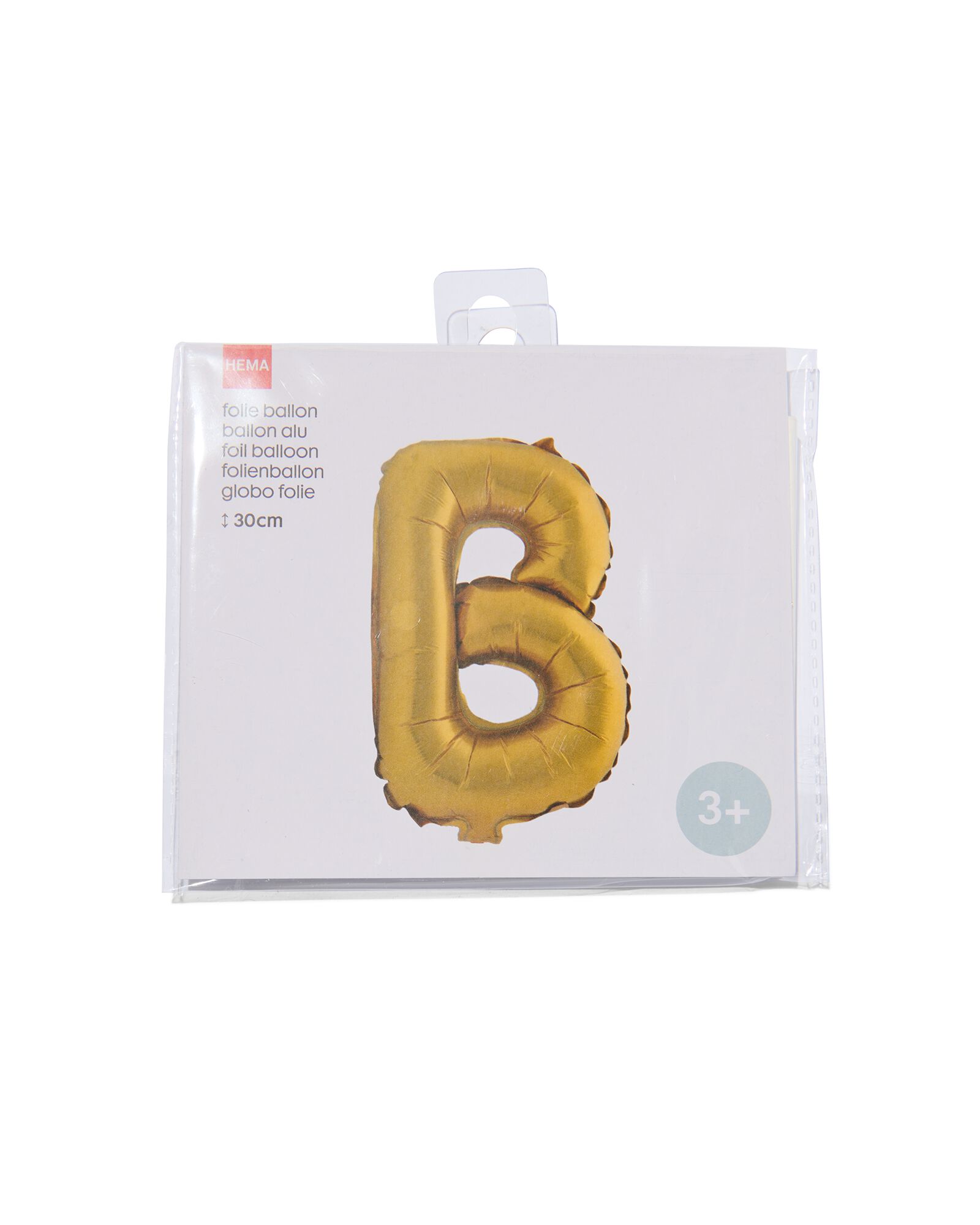 Folienballon B gold B - 14200240 - HEMA