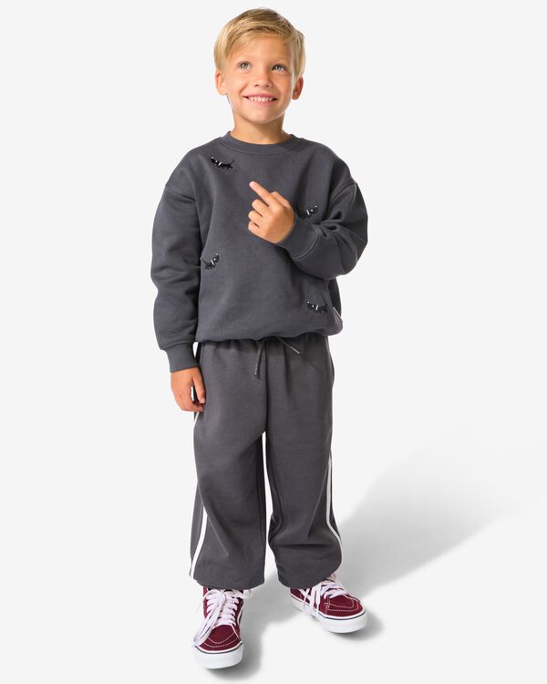pantalon de jogging enfant  gris foncé gris foncé - 30702401DARKGREY - HEMA