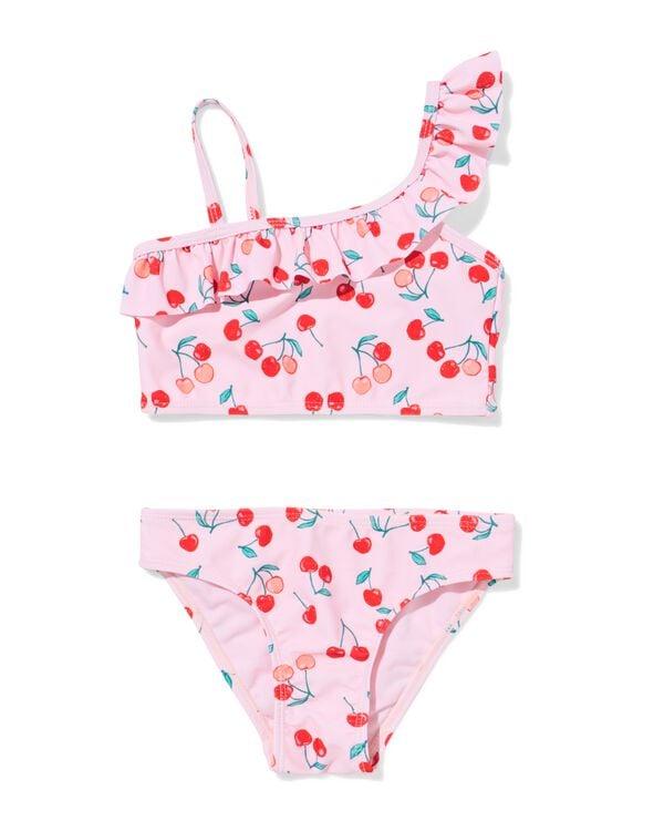 kinderbikini kersen roze roze - 22260390PINK - HEMA