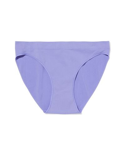 Damenslip nahtlos aus Mikrofaser blau - 19680822BLUE - HEMA