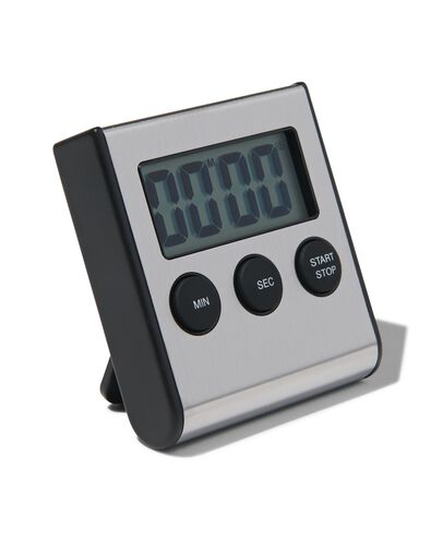 minuteur digital num&eacute;rique en inox - 80841225 - HEMA