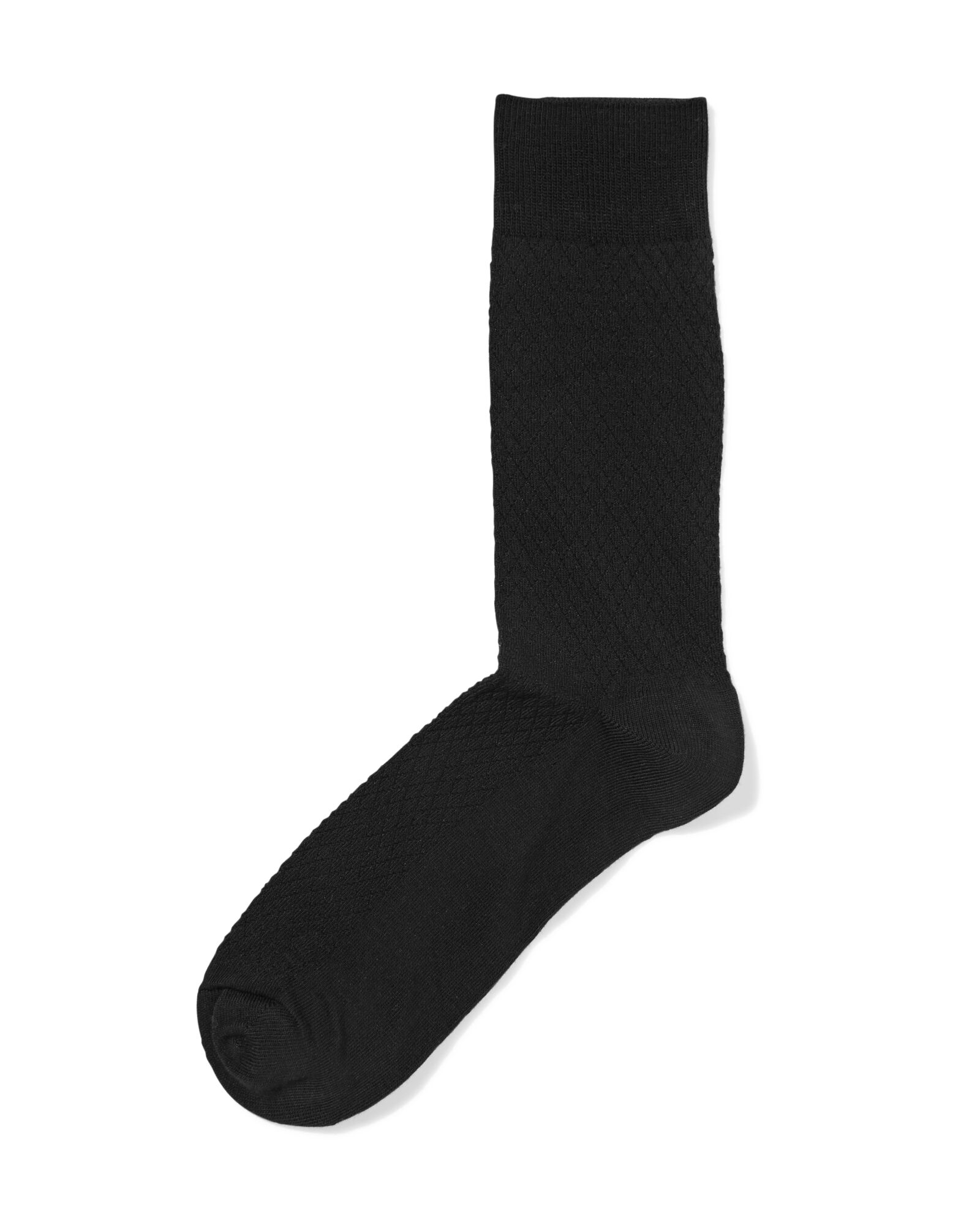 chaussettes structure homme noir - 4150335BLACK - HEMA