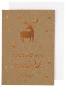 10er-Pack Weihnachtskarten mit Umschlägen, 13.5 x 9.5 cm - 25340135 - HEMA