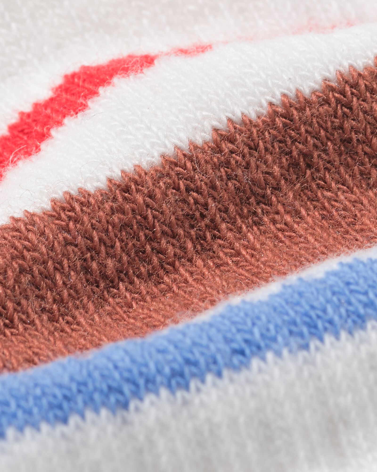 kindersokken sportstrepen - 5 paar gebroken wit gebroken wit - 4320815OFFWHITE - HEMA