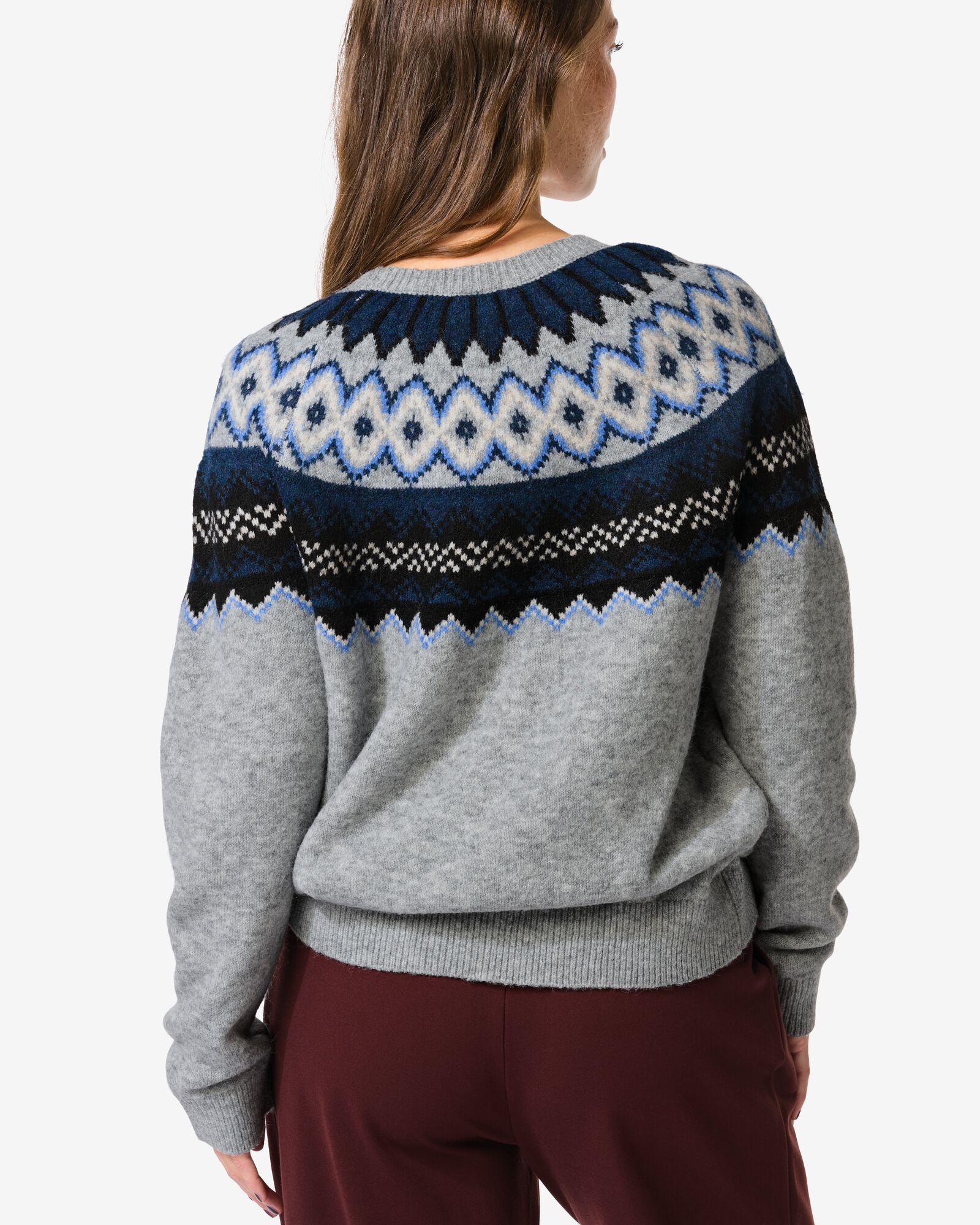 Damenpullover, grafisch bunt bunt - 36205730MULTI - HEMA