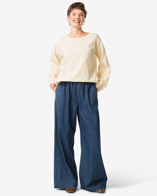 pantalon femme Suzy jean denim foncé denim foncé - 36203770DARKDENIM - HEMA