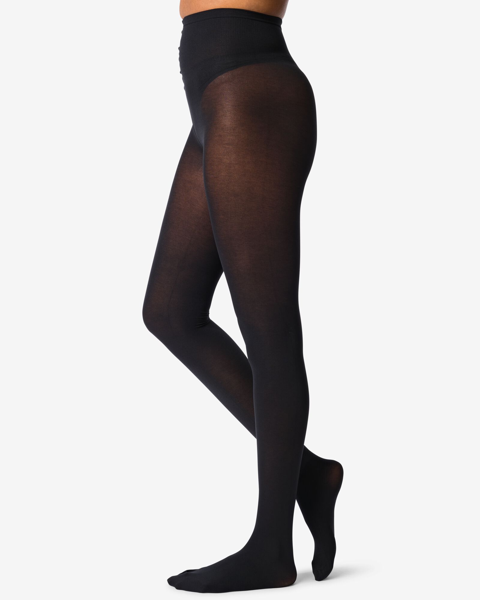 collants femme 100 deniers coton noir noir - 4072120BLACK - HEMA