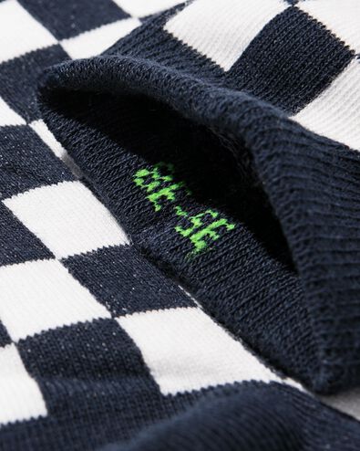 chaussettes femme carreaux bleu bleu - 4290480BLUE - HEMA