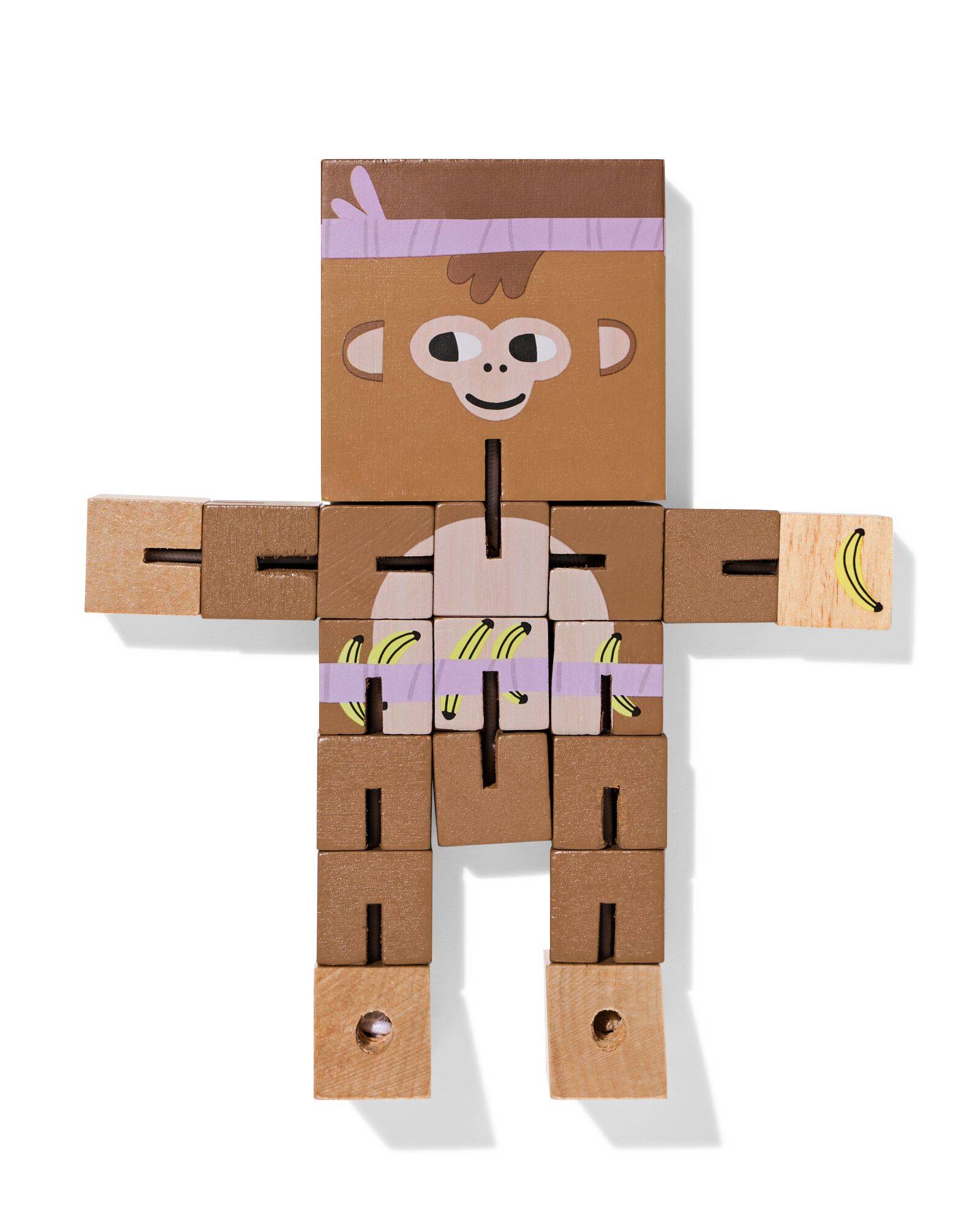 Puzzlepuppe 14 &times; 2 &times; 28,5 cm, Holz - 15100486 - HEMA