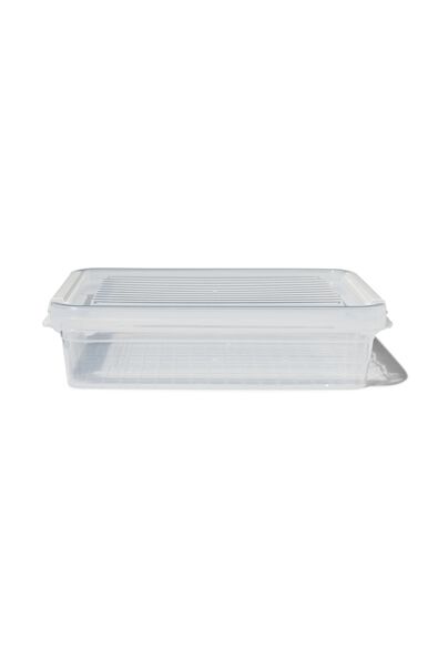 bo&icirc;te de rangement avec couvercle 1.8L Dublin transparent 25x17x7 25 x 17 x 7 Dublin - 39822213 - HEMA