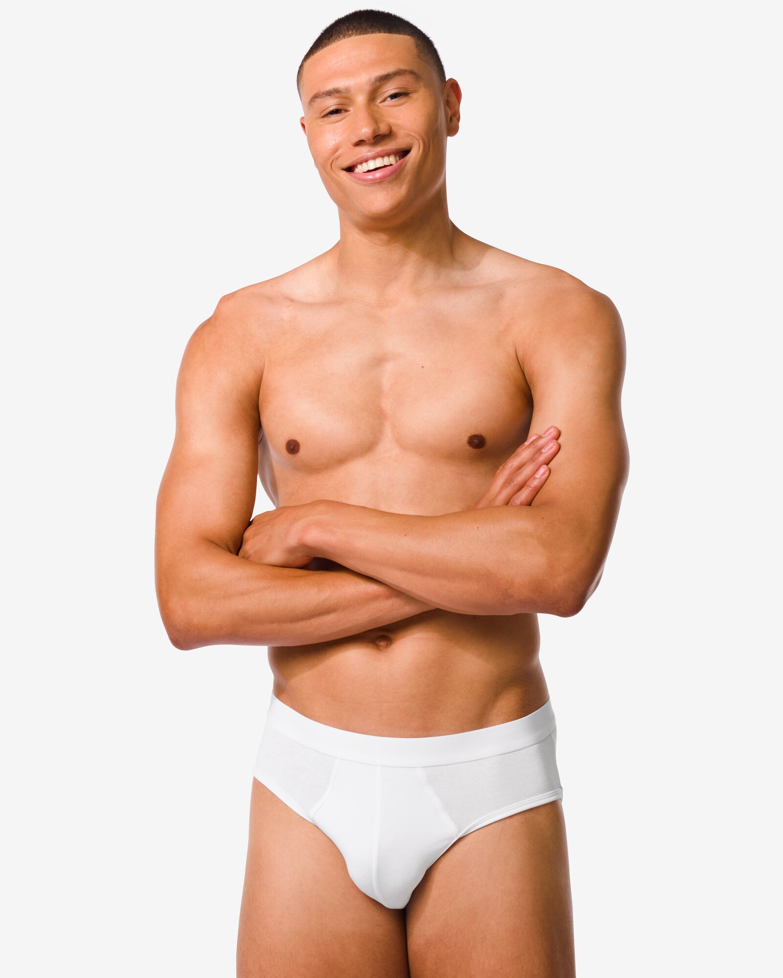 3er-Pack Herren-Slips wei&szlig; - 1000028338 - HEMA