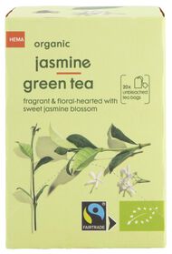 20 sachets de thé vert au jasmin bio - 17190003 - HEMA