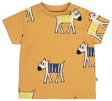 t-shirt bébé marron marron - 1000019275 - HEMA