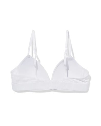soutien-gorge préformé sans armatures coton  blanc blanc - 21900117WHITE - HEMA
