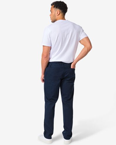 Herrenhose, Leinen dunkelblau - 2140020DARKBLUE - HEMA