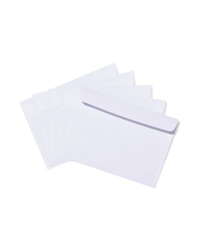 enveloppes C6 blanches - lot de 40 - 14100157 - HEMA