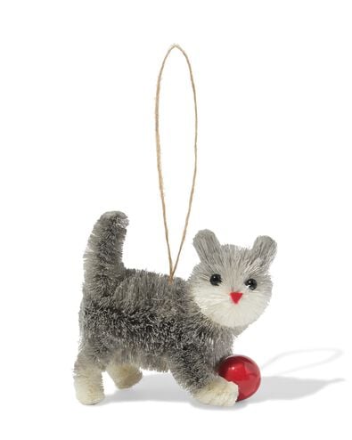 décoration de Noël à suspendre 7,9cm sisal chat - 25100246 - HEMA