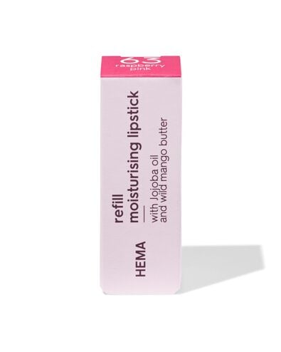 recharge rouge &agrave; l&egrave;vres hydratant 63 raspberry pink - 11230463 - HEMA