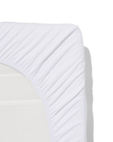 drap-housse enfant jersey 70x150 blanc - 5180002 - HEMA
