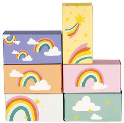6 boîtes à partager arc-en-ciel avec tumtum - 10200036 - HEMA