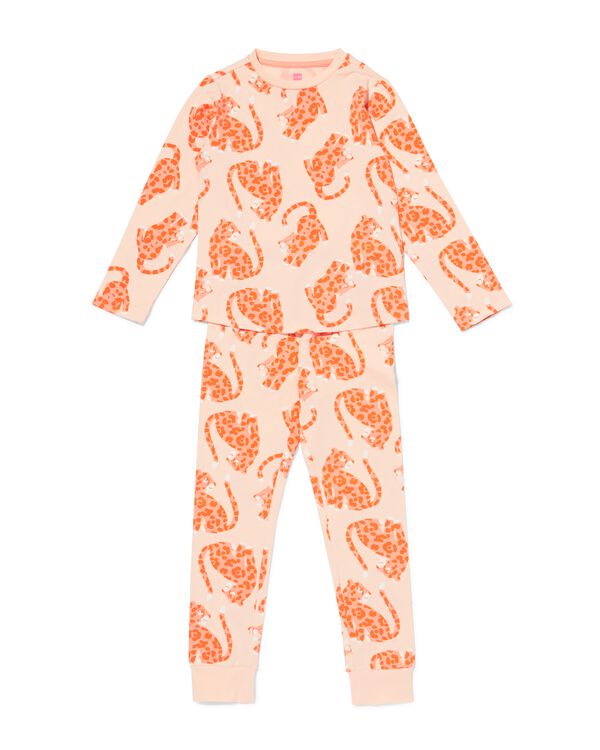 kinderpyjama cheeta roze roze - 23002760PINK - HEMA