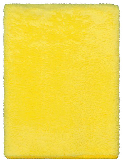 chiffon microfibre en polaire 32x32 jaune - 20510135 - HEMA