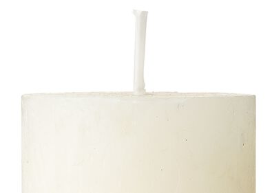 bougie rustique 11 x 5 cm ivoire 5 x 11 - 13503391 - HEMA