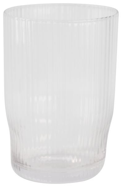 Longdrinkglas Bergen, Streifenrelief, 450 ml - 9401053 - HEMA