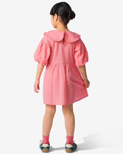 Kinderkleid, Jersey, bestickt rosa rosa - 30847308PINK - HEMA