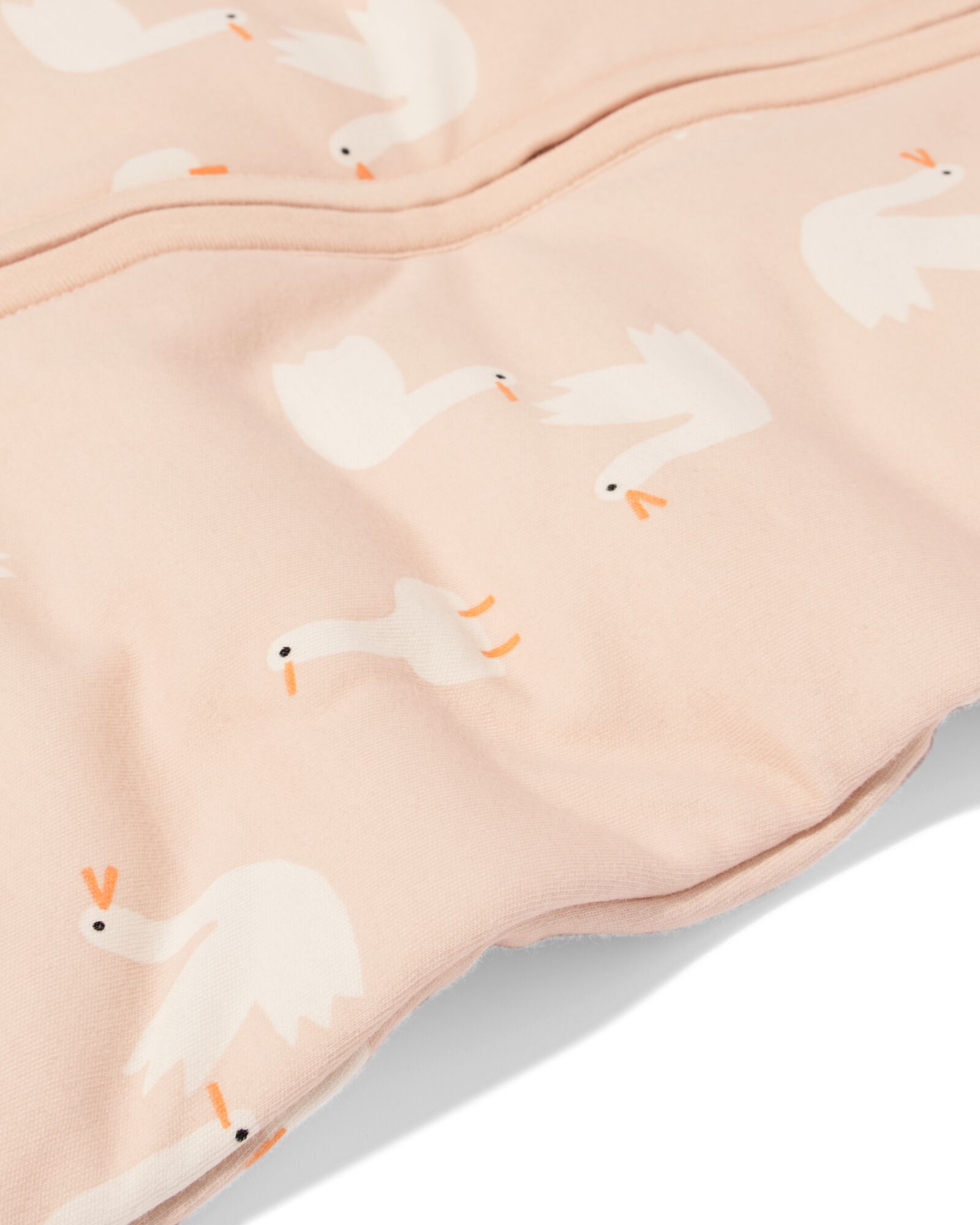 slaapzak met afneembare mouwen katoen 3.0tog ganzen roze roze - 33365750PINK - HEMA