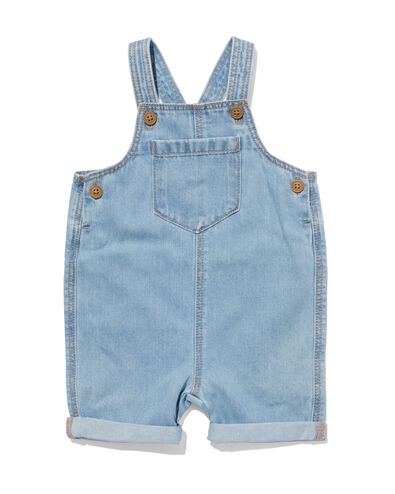 salopette courte b&eacute;b&eacute; denim denim - 33101450DENIM - HEMA