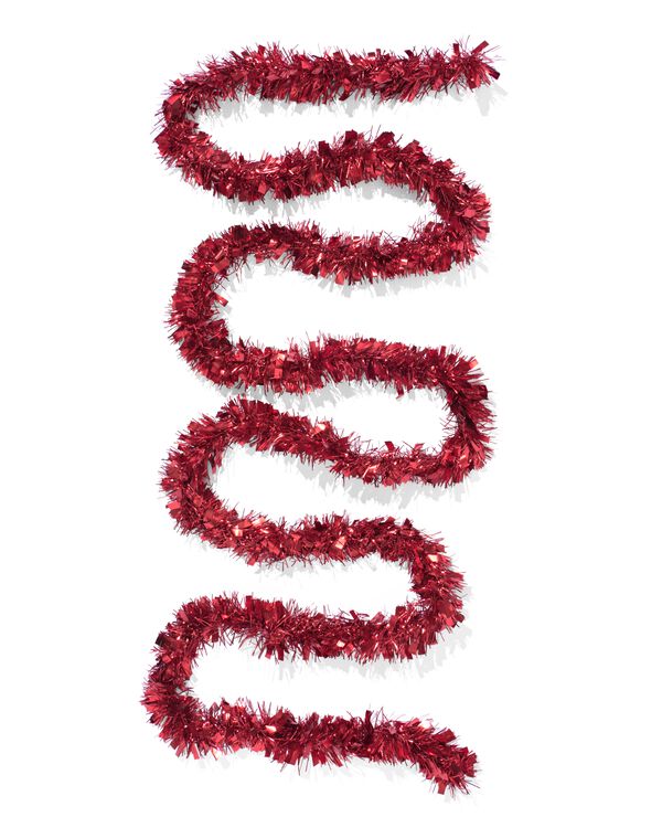 Girlande, 2 m, Rot Matt - 25110197 - HEMA