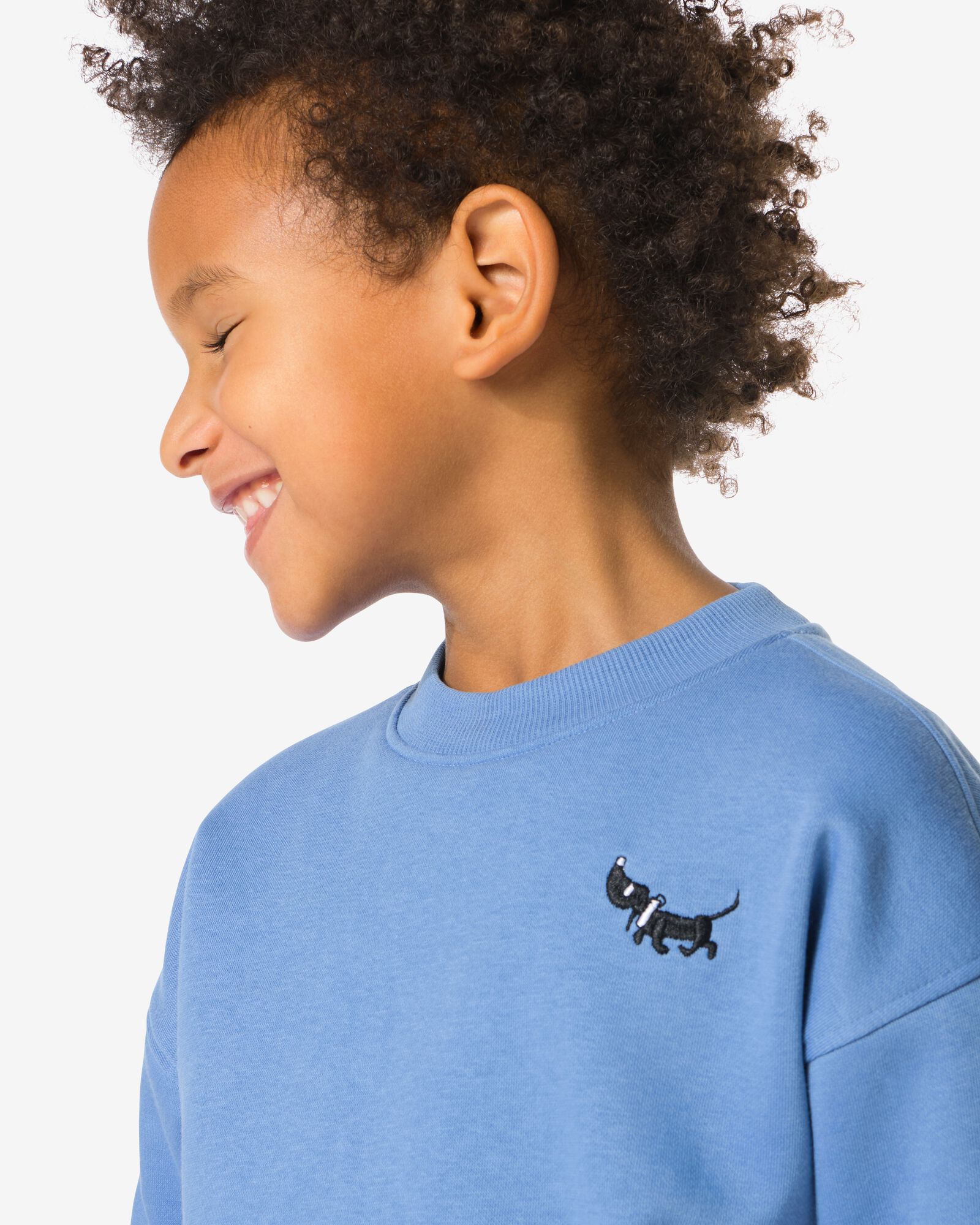 pull enfant tissu sweat Takkie bleu bleu - 30712834BLUE - HEMA