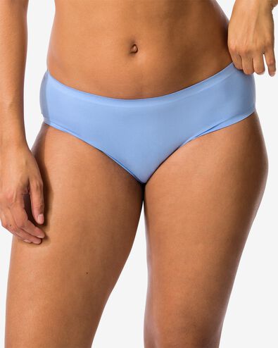 slip hipster femme seconde peau microfibre bleu - 19602354BLUE - HEMA