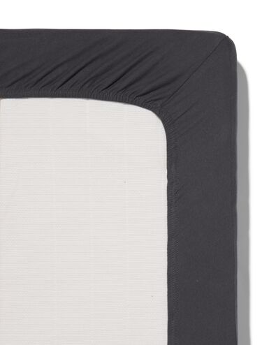 Boxspring-Spannbettlaken 90 x 200 cm, Jersey, dunkelgrau - 5180063 - HEMA