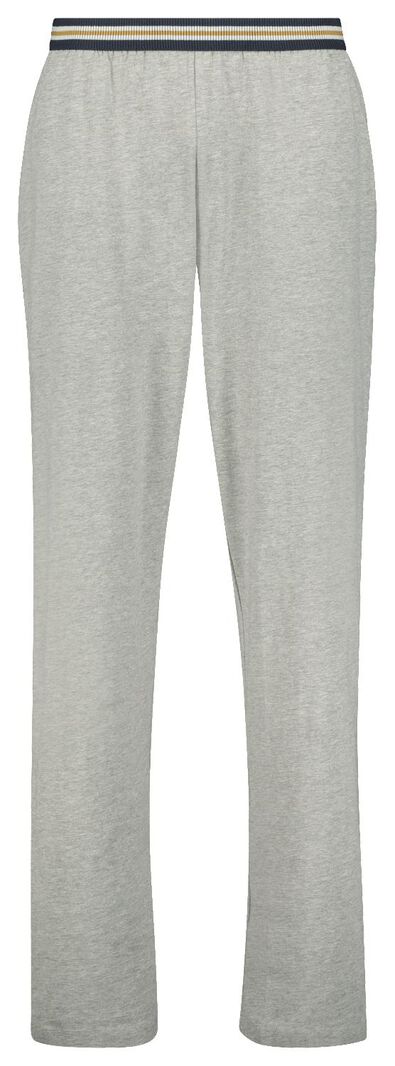pantalon de pyjama homme coton stretch gris chiné - 1000023329 - HEMA