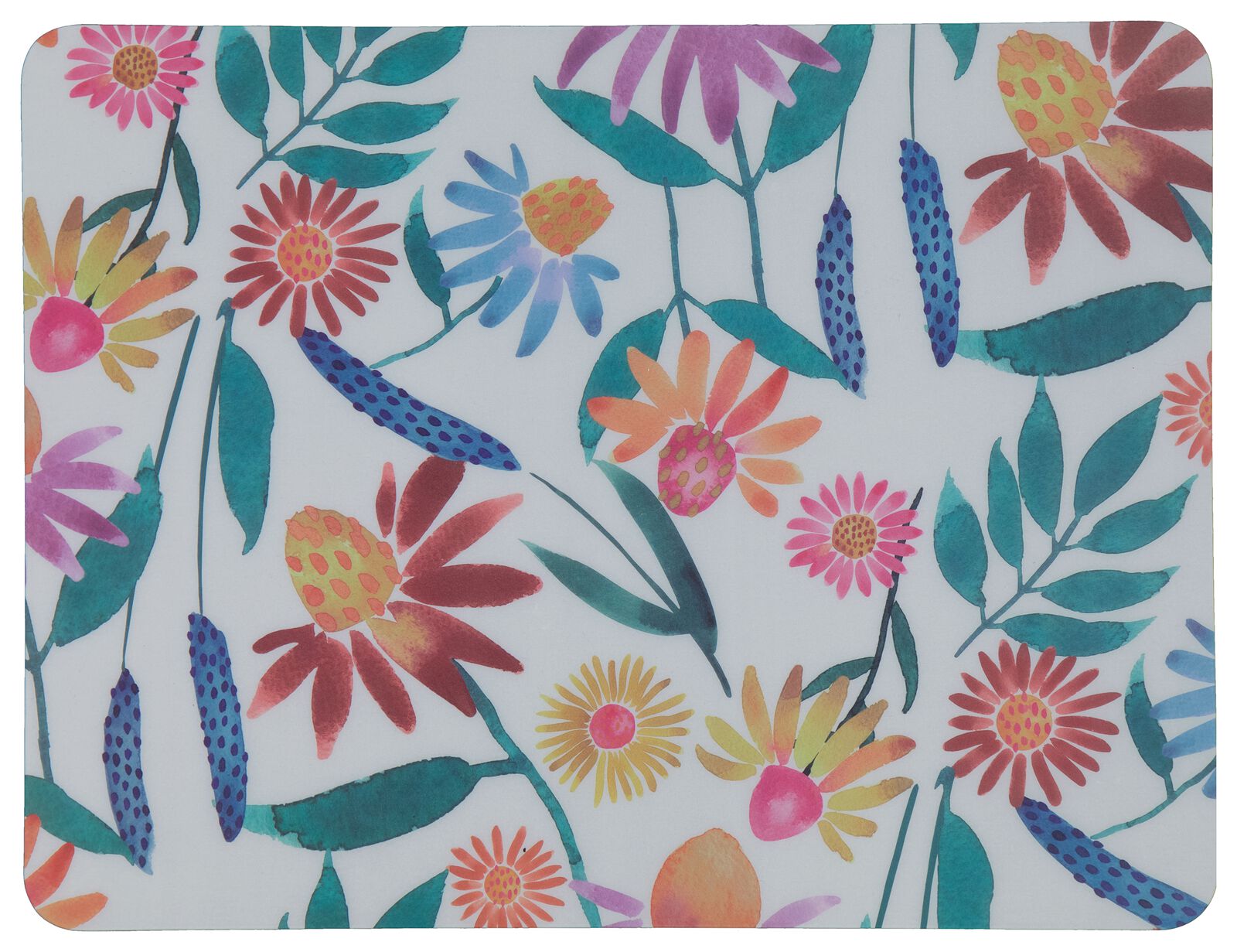 set de table plastique 32x42 fleurs sauvages - 5330003 - HEMA